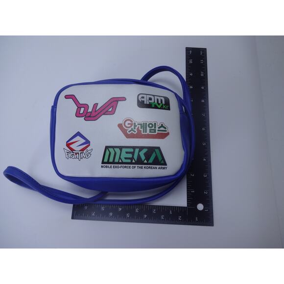 Overwatch D.Va Crossbody Bag by Bioworld Blue Shoulder Purse - Picture 10 of 10